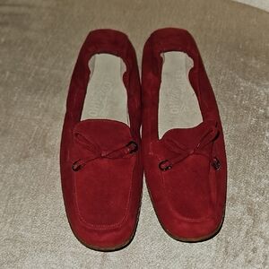 Salvatore Ferragamo Boutique Flats Slip Ons NWOT And Authentic